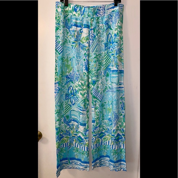 Lilly Pulitzer Bal Harbour Palazzo Pants NWOT - Picture 7 of 11